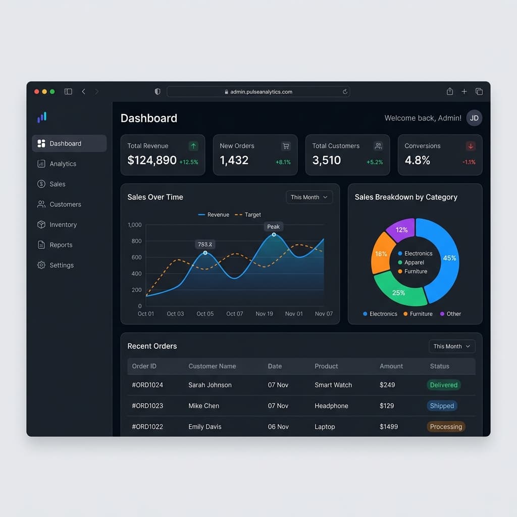 DevStore Dashboard